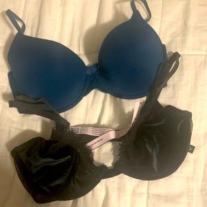 Victoria secret bras 32 D two